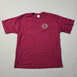 Mens‎ Vintage Genuine Chevrolet Graphic T Shirt XL Burgundy Fruit of the Loom